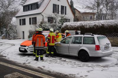 Ruit: Nach Schneechaos unfall mit Notarzt